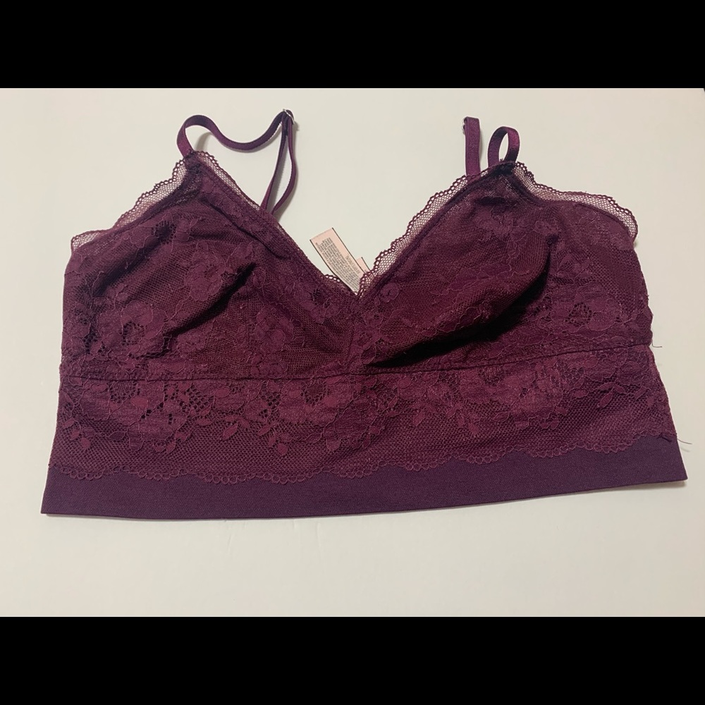 Maroon bralette